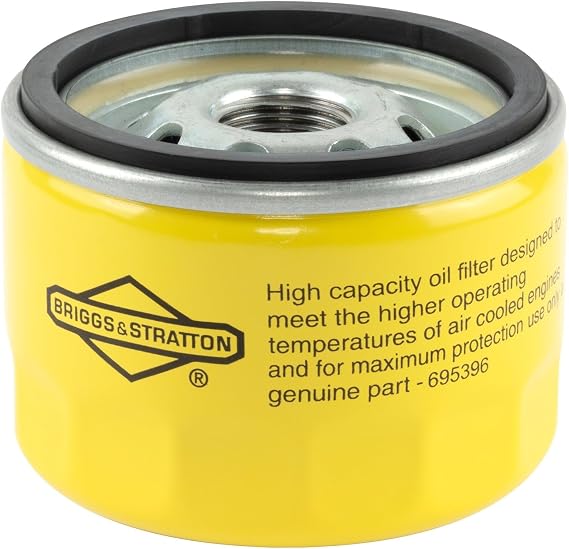 Briggs & Stratton 696854 Genuine Extended Life Oil Filter, 2-1/4" | Replaces 492932S, 492932, 795890; John Deere D/E/S100 Series