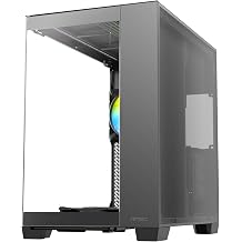 Antec C8 ARGB, 2X TQR 160mm ve 1x TQ 140mm ARGB PWM Fanlar Dahil,Çift Odacıklı Düzen, Tip-C, 360mm Radyatör Desteği, Dikişsiz TG Ön ve Yan Paneller, RTX 40 Uyumlu, Tam Kule E-ATX PC Kasası