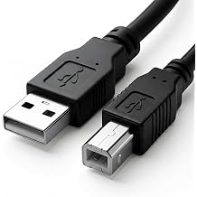 USB to USB-B Yazıcı Tarayıcı Printer Kablosu (1.5 METRE) - PC ve Laptop ile Yazıcı Ara Bağlantı Data Kablosu - MIDI Klavye, Ses Kartı, Dijital Piyano - DJ ve Müzik Ekipmanları Uyumlu