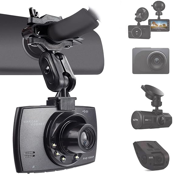 Sportway S60 Dash Cam Mirror Mount with 10pcs Joints Kit for Rove APEMAN CHORTAU Roav Nexar iiwey YI Z-Edge Old Shark Rexing KDLINKS Falcon Zero Transcend Crosstour VANTRUE... Most Car Dash Camera