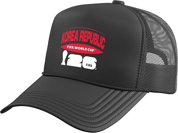 FIFA World CUP26 Korea Trucker Hat with Adjustable Mesh Back