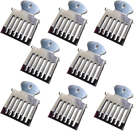 Bee Queen Cage Bees Catcher 8pcs Stainless Steel Clip Beekeeping Tools