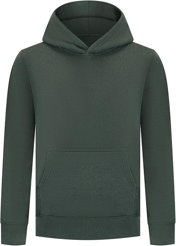 EVERYDAY KIDS All-Season Pullover Hoodie Warm Fleece Sweatshirt with Hood Ideal for School, Outdoor Play, or Travel