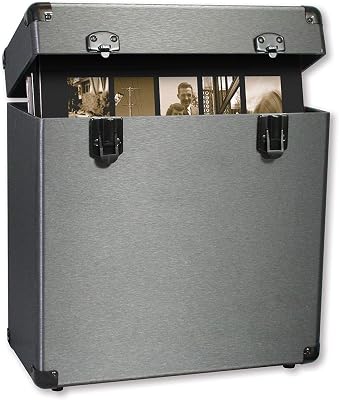 Vinyl Styl Groove 12 Inch Vinyl Record Travel Carrying Case Graphite