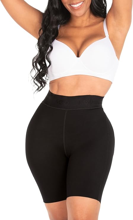 M&D Butt Lifting Shapewear Shorts | Under Dress Booty Shapewear for Women | Tummy Control Shaper Shorts