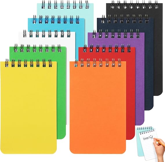 10 Pack Pocket Notebook Mini Notebook A7 Notebook Small Notebooks