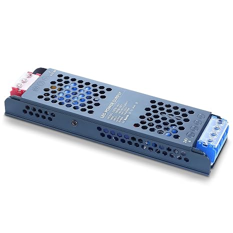 24V 200W LED Power Supply Ultra Slim LED Driver 110V AC to 24V DC 8.3A 200 Watt Quiet Low Volt Converter LEDs Transformer Constant Voltage for LEDs Strip Light, Indoor
