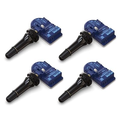 MORESENSOR Compact PRO Series 315MHz TPMS Tire Pressure Sensor 4-Pack | Preprogrammed for Select 25 Japanese Brand Models | Replacement for 42753-STK-A04 | Snap-in | KX-S072-SN-4