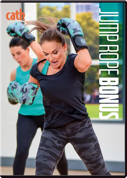 Cathe Friedrich Gloved Up & Sweaty Workout DVD - A Cardio Kickboxing Home Exercise Routine For Women and Men