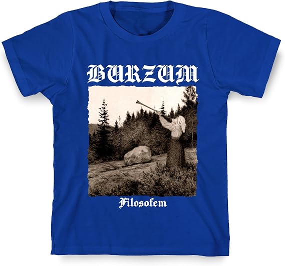 LookHUMAN Tribute T-Shirt - Burzum Filosofem Design, Apparel Gifts for Dark & Metal Music Lovers, Preshrunk Comfrotable Fit