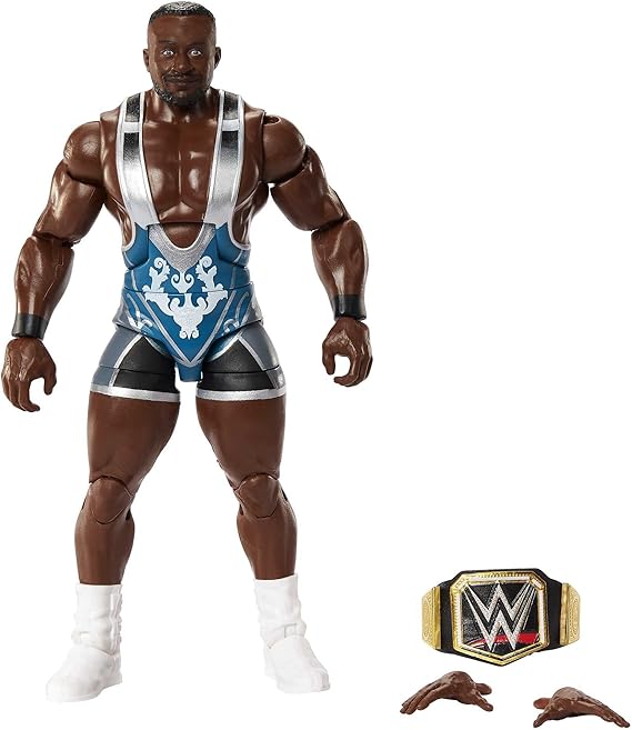WWE MATTEL Big E Elite Collection 6" Poseable Collectible Gift for WWE Fans Ages 8+ Multicolor HDF36