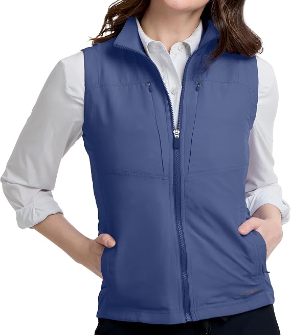 SCOTTeVEST LightEST Vest for Women, 16 Pockets, Lightweight for Travel | Water and Stain-Repellent Travel Vest with Easy-Care Fabric, Versatile Wear, Machine-Washable Design, and Secure Storage