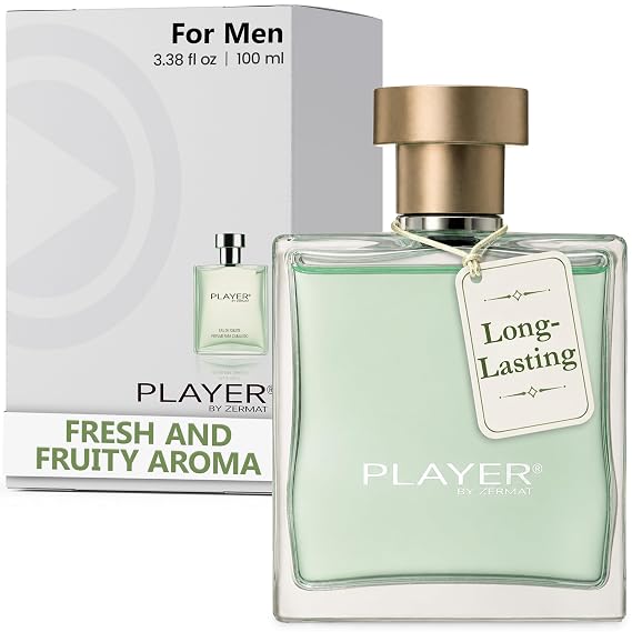 Player by Zermat EDT Perfum for Men 3.4oz, Perfume para Caballero Player 100 ml