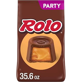 ROLO Rich Chocolate Caramels Candy Party Pack, 35.6 oz