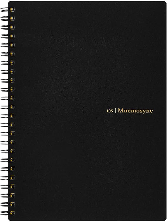 Maruman Nemosine 20th Anniversary Ring Notebook, Dot Ruled Ruled, A5, Black N105JP
