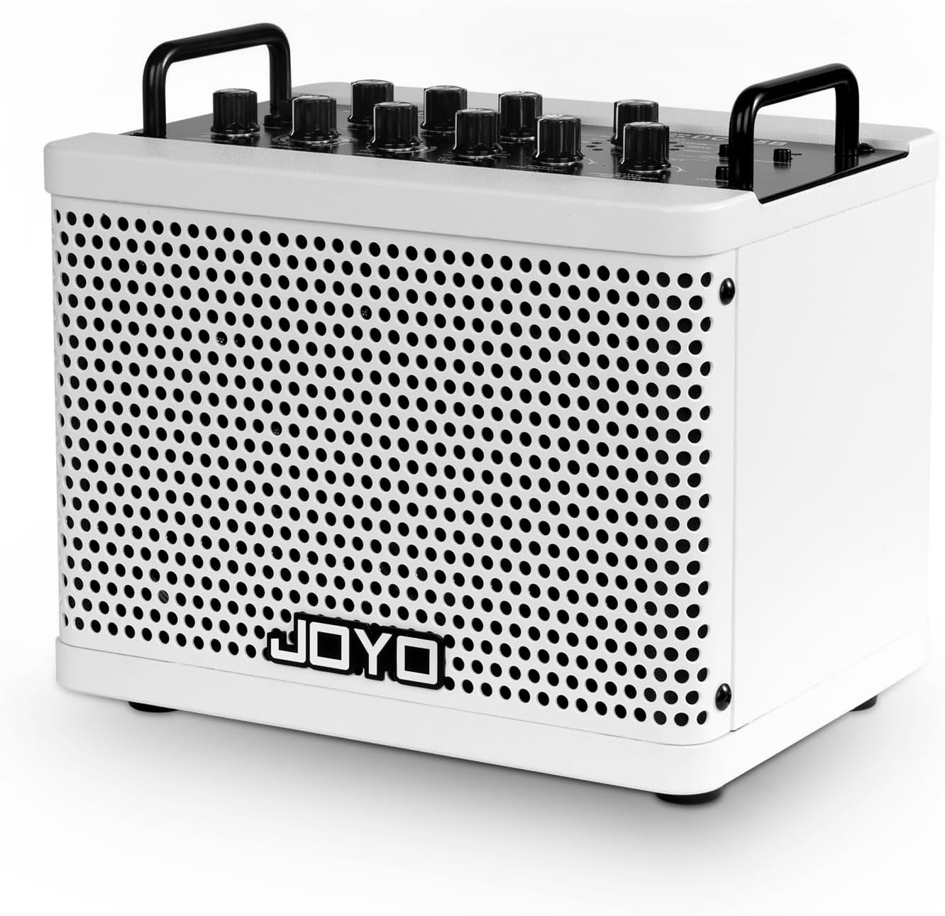JOYO 15W Portable Bass Amp Combo | 9 Amplifier Models  6 Modulation FX  Looper & Drum Machine | Rechargeable Battery | Digital Modeling | for Bassist Practice, Solo & Small Gigs DC-15B