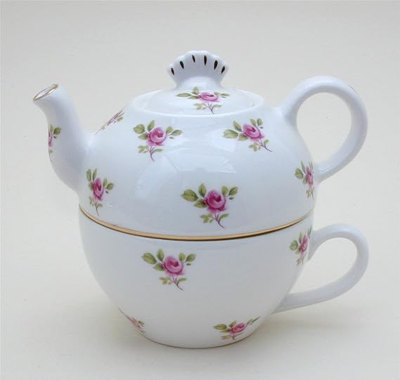 Dot Roses Bone China Tea for One