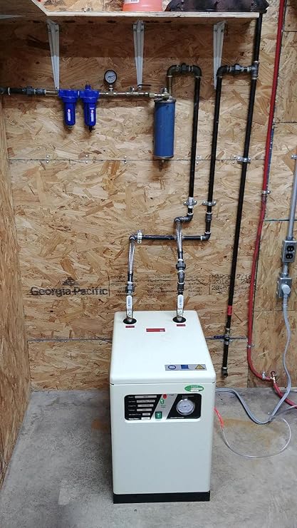 3-in-1 Refrigerated Compressed Air Dryer System Compressor