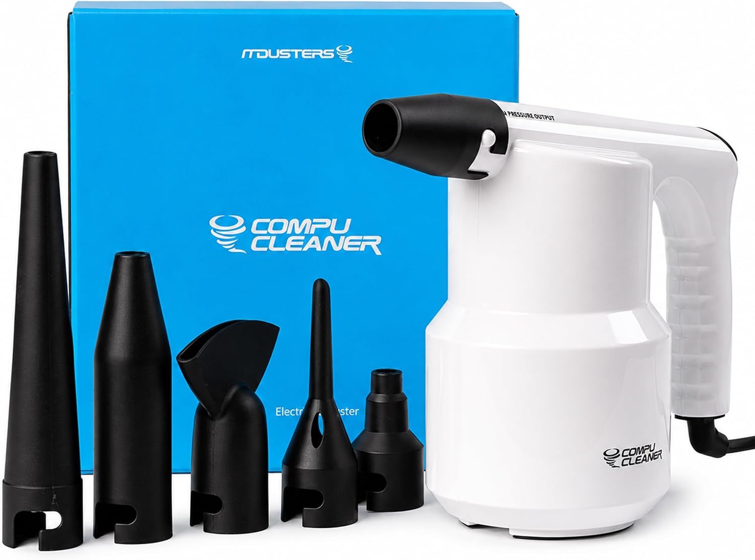 IT Dusters CompuCleaner Original Electric Air Duster Blower for PC, Laptop, Console, Electronics, Home Cleaning, Environmental Alternative to Computer Vacuums and Keyboard Cleaner