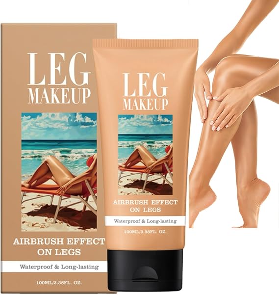 Waterproof Leg Makeup to Cover Veins,No Transfer Full Coverage Body Foundation&Concealer,Long Lasting Waterproof Leg&Body Makeup for Mature Skin,Scar Cover Up Makeup,Concealer for Women(Medium Tan)