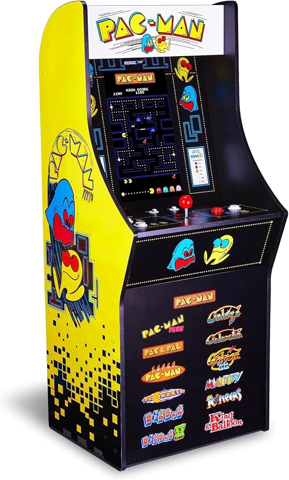 Arcade1Up PAC-Man Classic SE Arcade Machine, 15.6-Inch IPS Screen