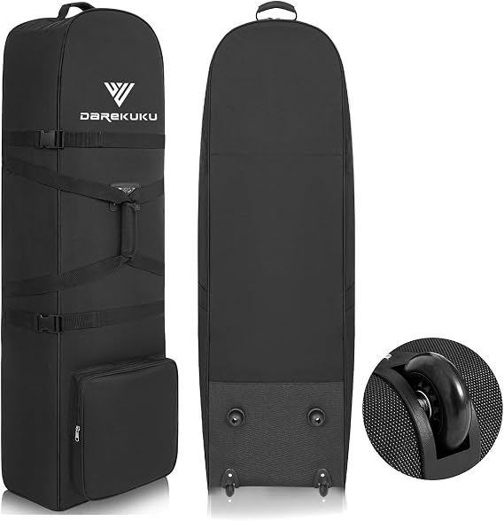 DAREKUKU Golf Travel Bag for Airlines - Heavy Duty 900D Oxford Fabric