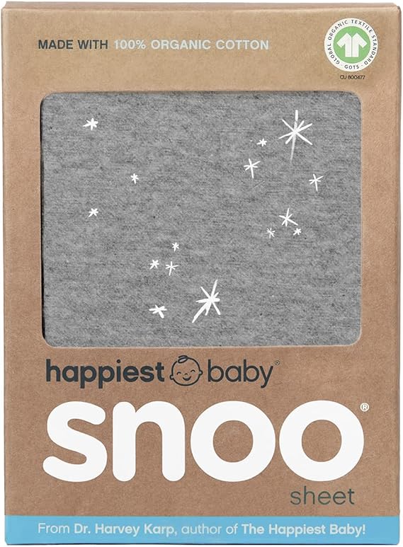 Happiest Baby SNOO Baby Bassinet Fitted Sheet Organic Cotton