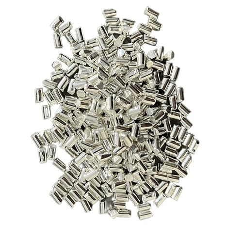 High Purity Sterling Silver Granules, Silver Coating Material, Thermal Evaporation Silver Metal 4N/5N Silver Target, Evaporation Coating Material (100g, 99.99%-4N)