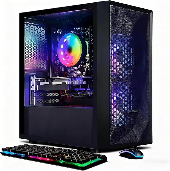 STGAubron Gaming PC Desktop,Core i3-10100F,GTX 1660S 6G,16G DDR4,1T SSD