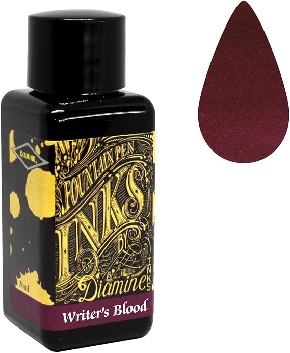Diamine Fountain Pen Ink 30ml -Writer's Blood