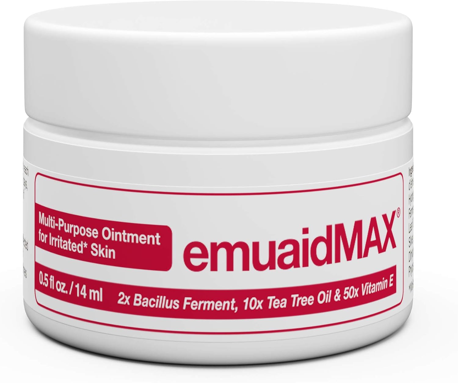 emuaid EMUAIDMAX Ointment for Itchy Skin, Maximum Strength Treatment for Athletes Foot, Psoriasis, Jock Itch, Rash, Eczema, Cold Sores, Blisters, and Yeast Infection, 2oz