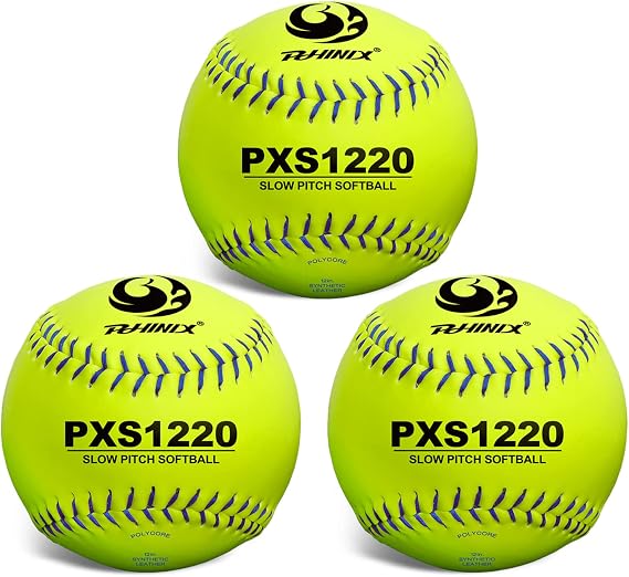 PHINIX Softball Official Size and Weight for Practice Recommended for Training