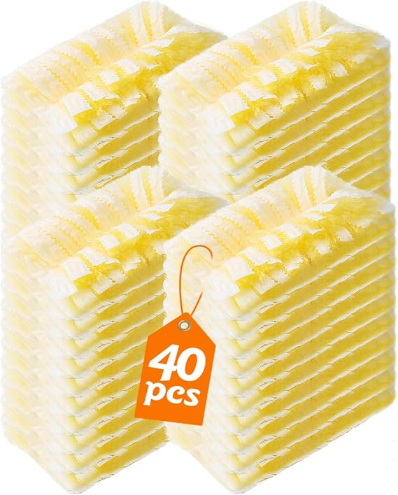 40 Count 360 Heavy Duty Duster Refills Compatible with Swiffer, Larger Size-Extra Thick Electrostatic Disposable dusters Refill for Electronics, Furniture, Blinds, Ceiling Fans, Unscented