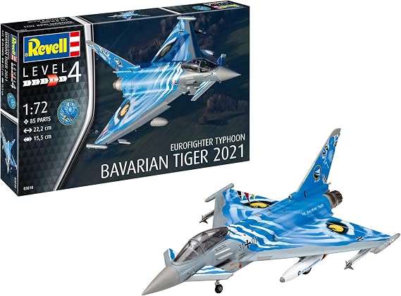 Revell Eurofighter Typhoon The Bavarian Tiger 2021 Model Kit Aircraft