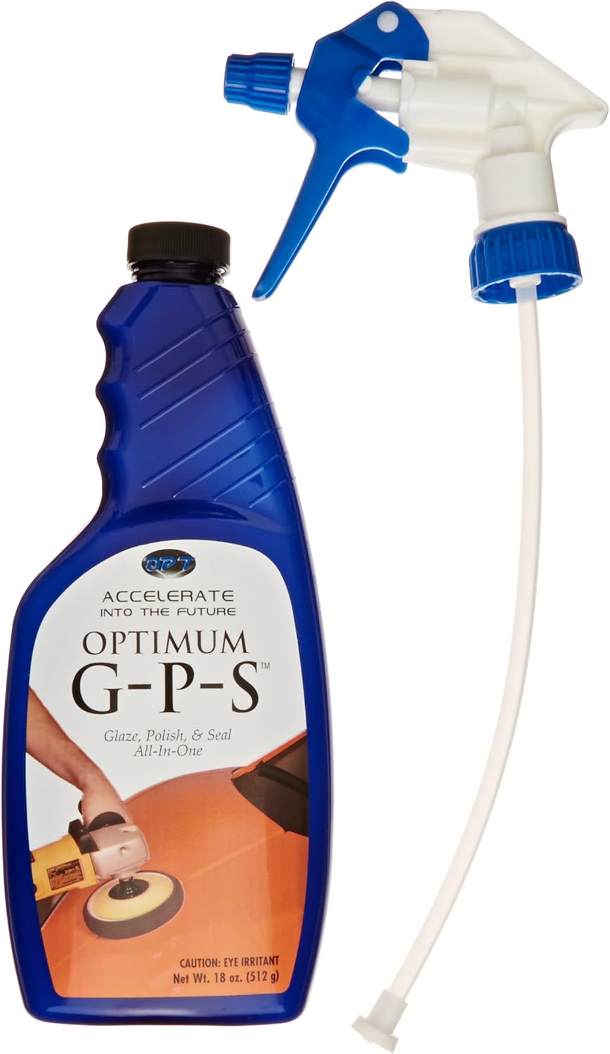 Optimum GPS Glaze Polish Seal - 18 oz., Car Polish for Scratches, Polish Sealant, Car Polish Coating, Polish for Car Paint Scratch Repair
