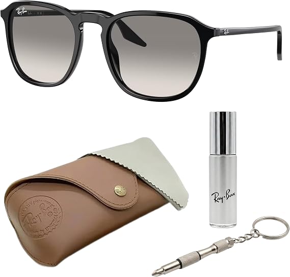 Ray-Ban RB2203 Square Shape Sunglasses with Official Eyewear Kit