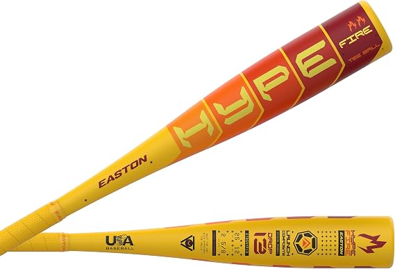 Easton Hype Fire T-Ball Baseball Bat | USA | -13 | Multiple Sizes & Colors