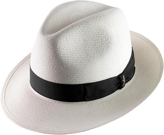 Borsalino Dolce Trilby Hat Size 60 Cm Black