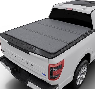 Hard Folding Truck Bed Tonneau Cover |THTF017|Fits 2015-2026 Ford F150 65 Bed 78