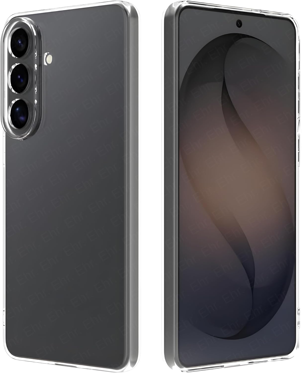 Ehr. Samsung Galaxy S26 ile Uyumlu Kamera Korumalı Darbe Önleyici Ultra Slim Soft TPU Şeffaf Silikon Kılıf