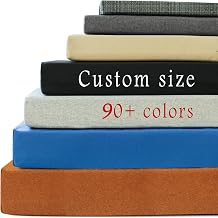 ROFIELTY Custom Bench Cushion, Bench Cushion Indoor, 90+ Colours Window Seat Cushion High Resilience Foam Garden Furniture Cushions Double Piping Bench Cushions