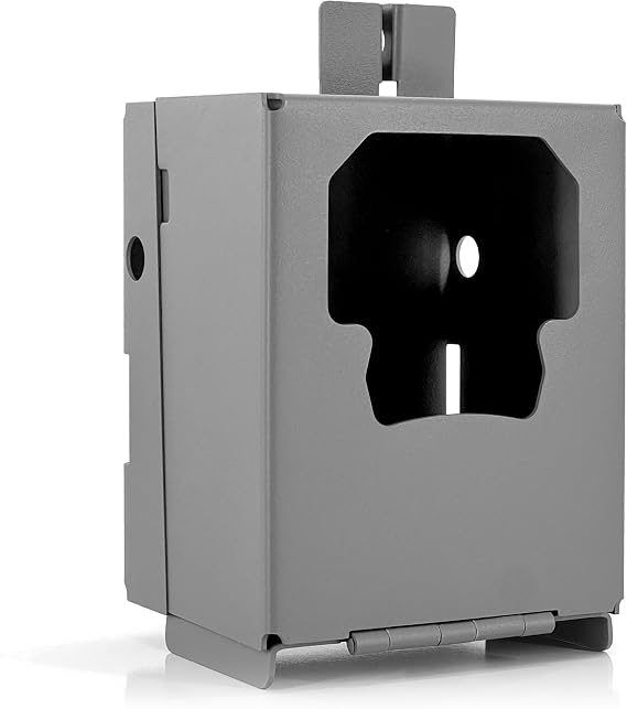 Moultrie Security Box for Edge Series Trail Cameras | Trail camera security box, 16-gauge steel, weatherproof, lockable security, robust protection, deters theft