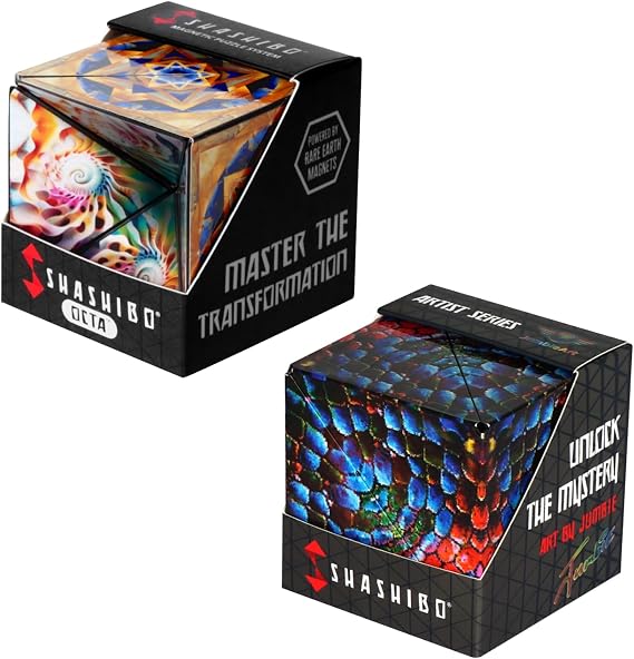 Shashibo Plus Octa Cube - Shape Shifting Box - Bundle of 2