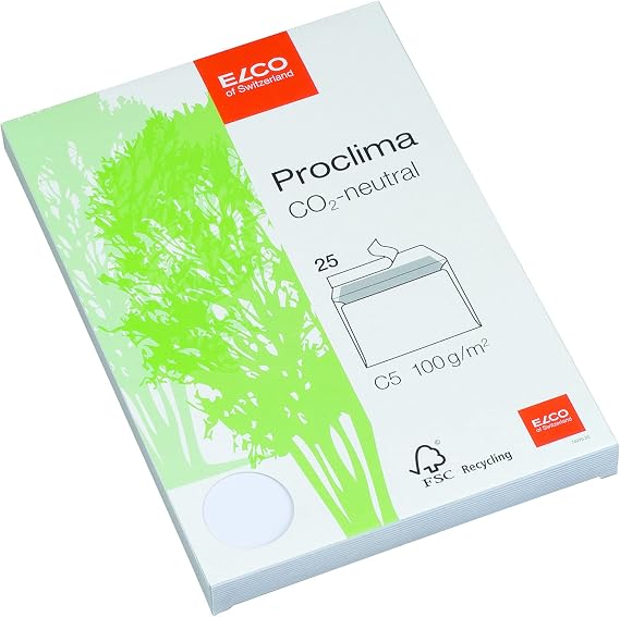 Elco C5"Box Proclima" Envelope - White (Pack of 25)
