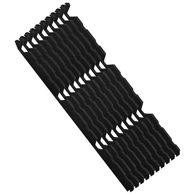 30 Pcs 12 Inch Outside Classic Ribbed Profile Foam Closure Strip for Metal Roof Sheets 3 Long Outside R Panel Metal Roof Foam Roof Closure Strip, Noise Reduction, and Resistance to Cold