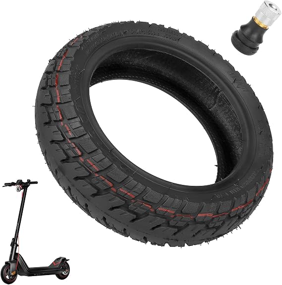 MIMIRACLE 9.5 x 2.50 Tubeless Tire Compatible with NIU KQi3 Scooter | Off-Road Grip, Anti-Skid Rubber Tread, Front & Rear Wheel Fit, Compatible with NIU KQi3 Sport/Pro/Max Scooters