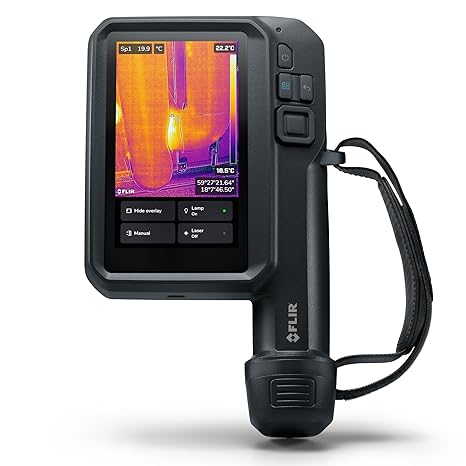 Flir i34: 240x320 App-Enabled Thermal Camera with ACE OS | MSX, 40 mK NETD, AssetLink, Ignite cloud, building/electrical/HVAC, battery, charger, case