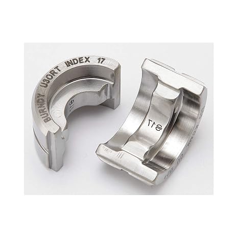 Burndy U30RT Stainless Steel U Die, Index 17, White