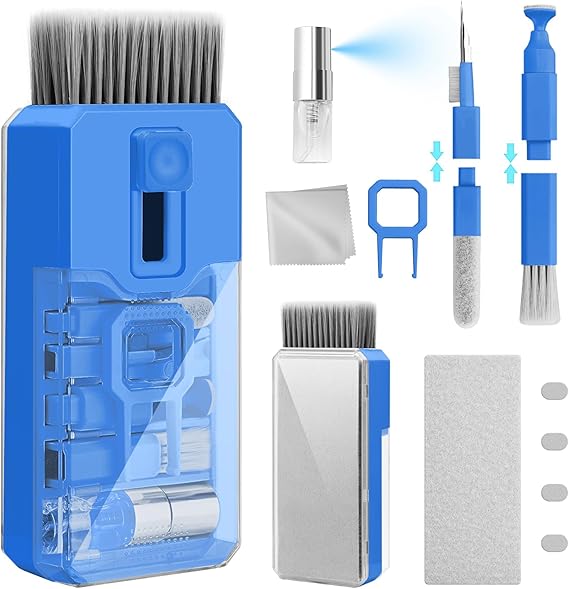 Keyboard Cleaner & Laptop Cleaning Kit, All-in-1 for Computer PC, SkyBlue