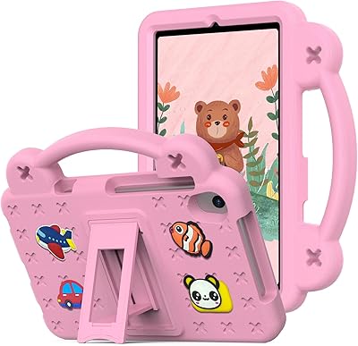 Case for Onn 8 inch Tablet 2024  for TCL Tab 8le Tablet 8.0 inch 2023, Kids EVA Cover with Stand Handle, for Onn Tablet Case 8 inch Gen 4  TCL Tab 8 LE, Pink